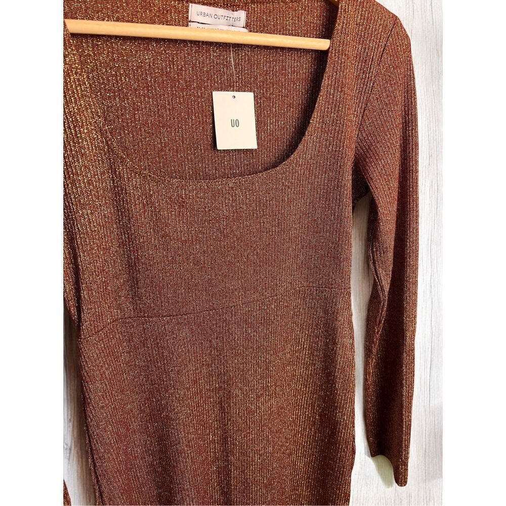 UO Urban Outfitters Hazel Square Neck Bodycon Dress New Years - Picture 3 of 14